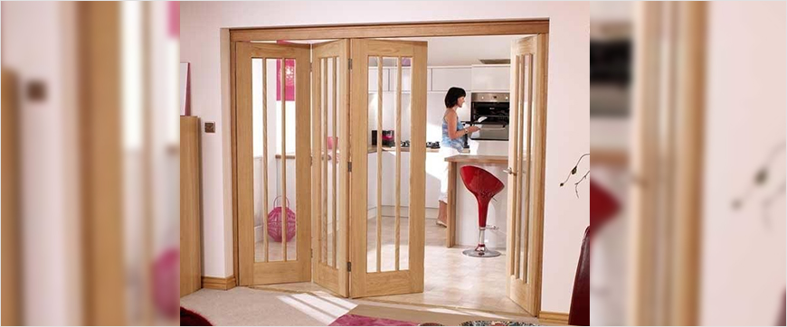 Accordion or folding doors