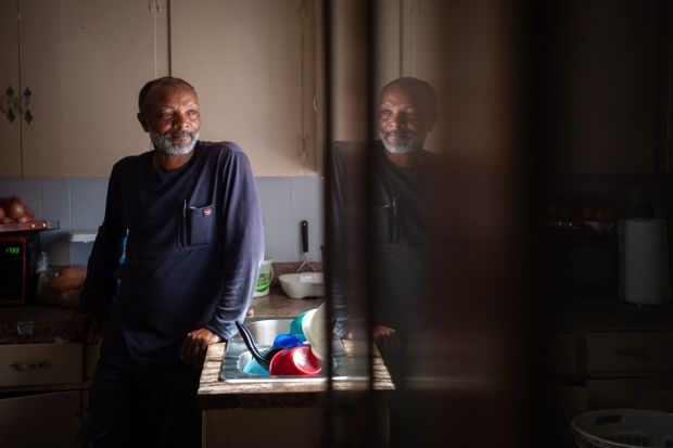 James Green, a heavy-machine operator for Sunflower County, tried for more than a decade to get a mortgage in Drew. Regions Bank, one of the biggest lenders in the South and where he kept his money, denied his loan application three times, he said, telling him his credit scored too low. Two other banks said the same. (Photographer: Rory Doyle/Bloomberg)