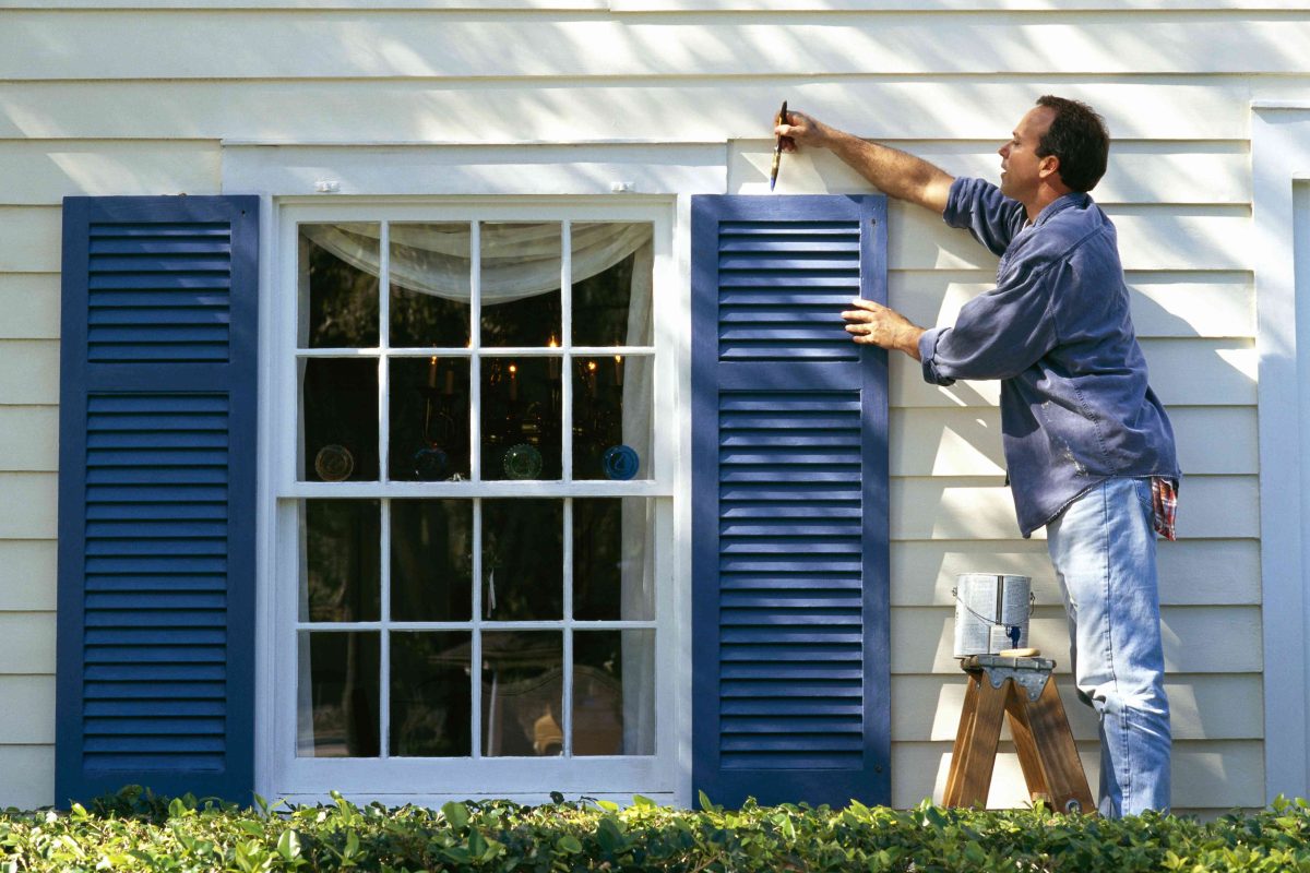 How to Paint Vinyl Shutters Hello Home Improvement