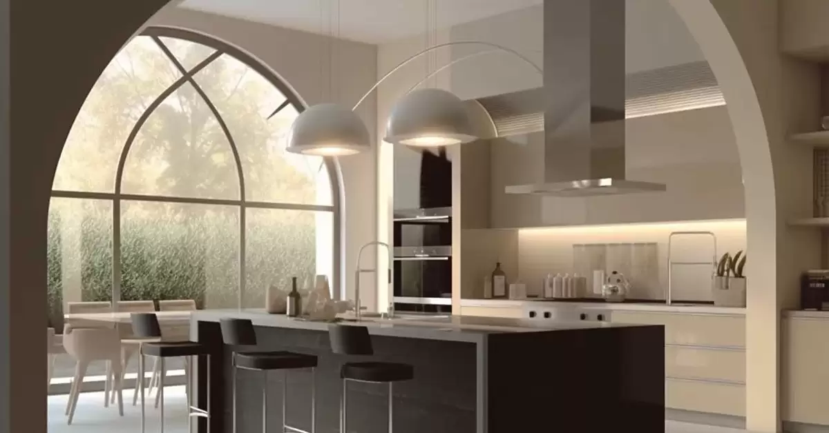 Kitchen Arch for the Modern Open Kitchen Design