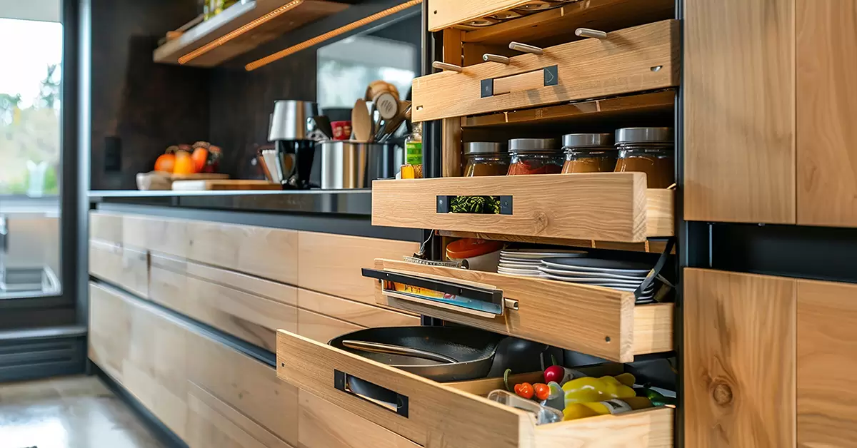 Pull-Out Pantry Cupboards