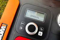 The digital display on the WORX WR147 Landroid Robotic Lawn Mower